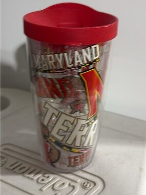tervis Red Maryland Terrapins Travel 16oz Tumbler